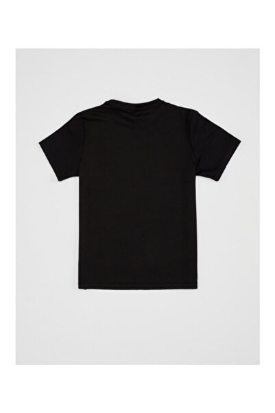 ümitteks iş ve okul kıyafetleri Tricou unisex din bumbac pieptănat negru cu gât