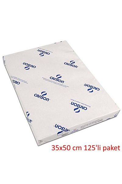 Canson 1557 White Painting / Drawing Paper 200 Gr35x50 cmPack of 125