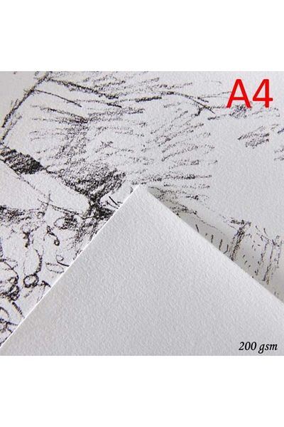 Canson 1557 White Painting / Drawing Paper 200 GrA4 Pack of 10