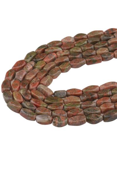 Dünya Doğal Taş Matrice de piatră Unakit dreptunghiulară de 10x5 mm - Dz2536