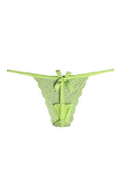 Betimoda Ribbon Thong Neon Green