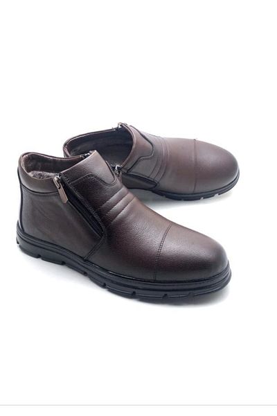 Derilax Ανδρικές μπότες από γνήσιο δέρμα Cold Proof Shearling
