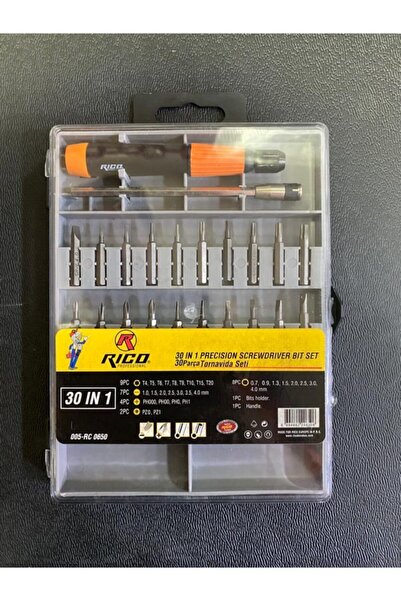 Rico Rıco 30 Parça Tornavida Seti