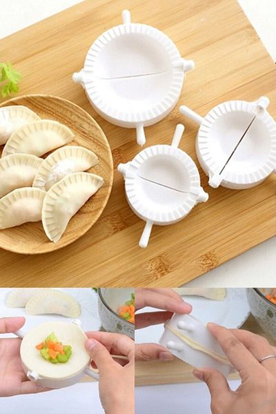 Bayev 3-Piece Ravioli Mold Raw Pastry - Ravioli Poğaç - Cookie Mold Set
