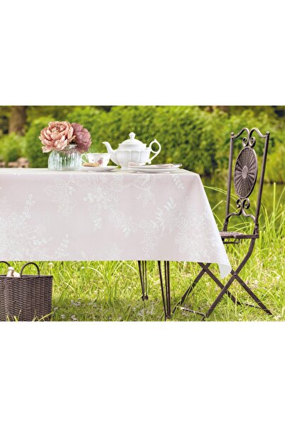 Madame Coco Jannie Pvc Masa Örtüsü - Pudra - 100x140 Cm