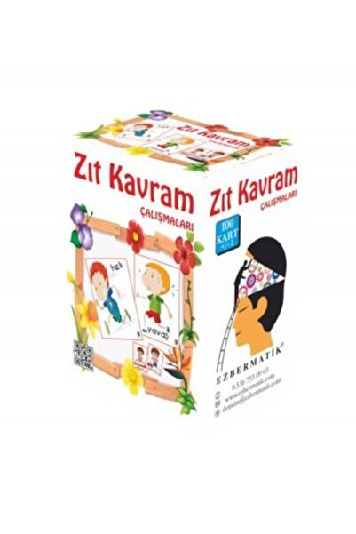EZBERMATİK Otizm Eğitim Materyali Zıt Kavram Çalışmaları