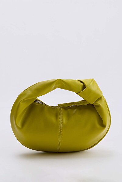 TRENDYOL SHOES Πράσινο Γυναικείο Μίνι Οβάλ Τσαντάκι Ώμου Τσάντα TAKSS25OC00068