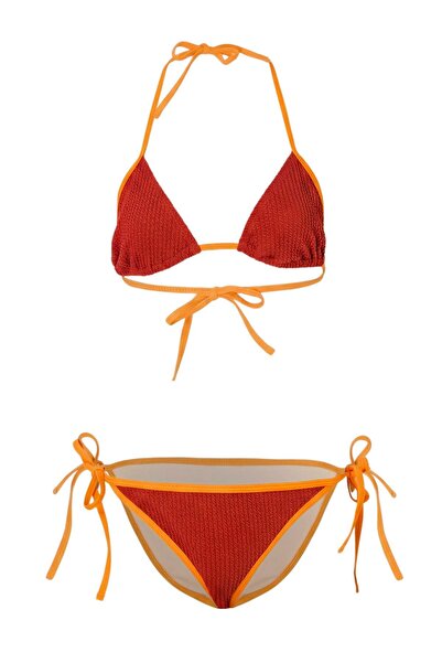 Trendyol Kollektion Tile Glitter Bralette mit bedeckten Accessoires, reguläre...