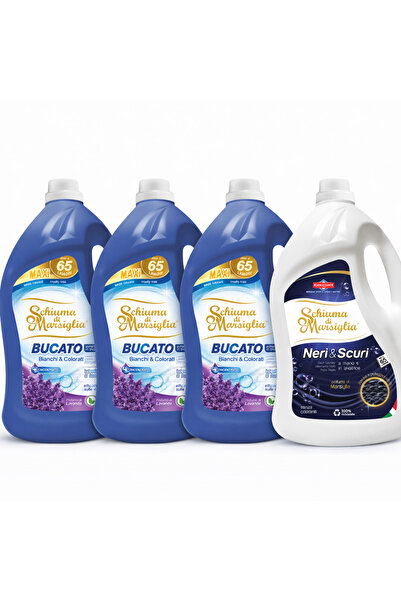 Schiuma di Marsiglia BUCATO Black & Dark (1) & Lavender (3) laundry detergent...