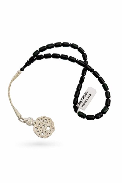 BENKO Tesbih Sikma Amber Silver Tassel
