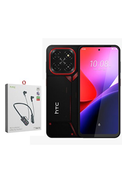 HTC هاتف Wildfire E7 Elite 5G ثنائي الشريحة، 256 جيجابايت، أسود، 18 جيجابايت ...