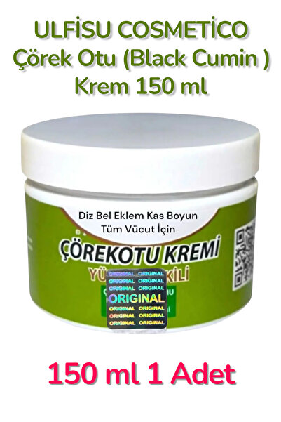 ULFİSU COSMETİCO Çörek Otu Yağlı Masaj Kremi 150 ml