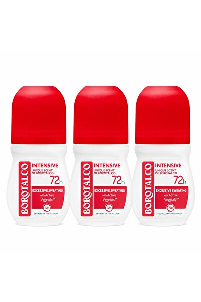 Borotalco Σετ Αντιιδρωτικό Roll-On Active Intensive, Roll-On, 3 x 50 ml