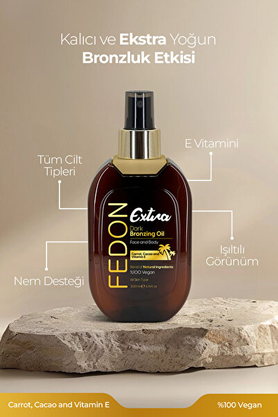fedon Ekstra Bronzlaştırıcı + Bronzlaştırıcı Güneş Yağı Sun Oil + Spf 50 Güneş Kremi 200ml Avantaj Paketi