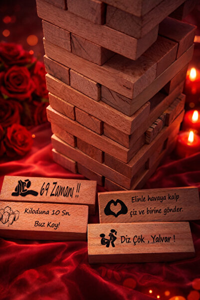 Yetişkin Ahşap Jenga Oyunu
