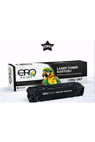 ero-print Canon i-SENSYS MF655Cdw Çipli Siyah Muadil Toner