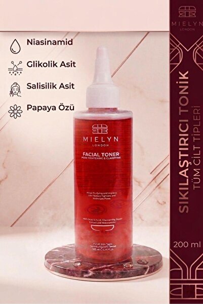 Mielyn London Gözenek Sıkılaştırıcı ve Arındırıcı Yüz Toniği Glikolik Asit & ...