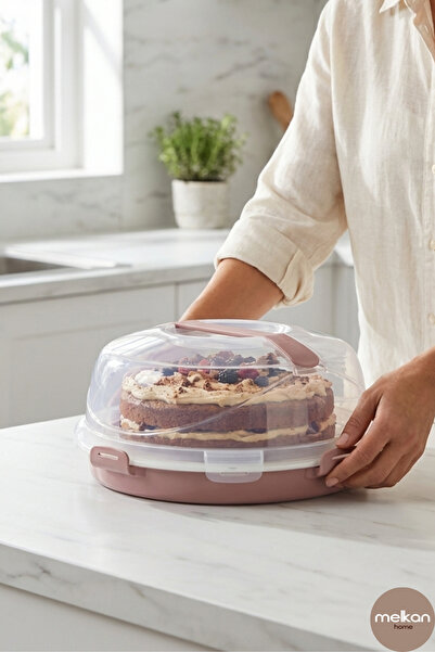 Melkan Home Hazneli Kek Fanusu & Pasta Fanusu 7 Litre + 2,5 Litre Hazneli Pudra