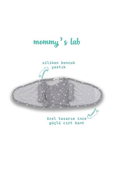 Mommyslab 0-4 Ay Yeni Sezon Desenli Renkli % 100 Pamuk Hazır Yarım Kuşak Kund...