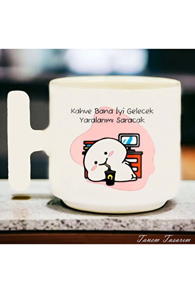 Tanem Tasarım Kahve Bana İyi Gelecek Yazılı Özel Tasarım Doğum Günü Hediyesi ...