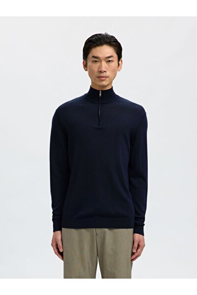 Selected Homme Half-zip Pullover 100% Merinowoll