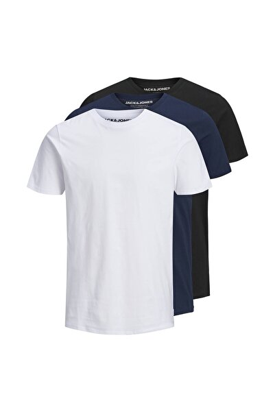 Jack & Jones JACK&JONES Herren T-Shirt, 3er Pack - JJEORGANIC BASIC TEE O-NEC...