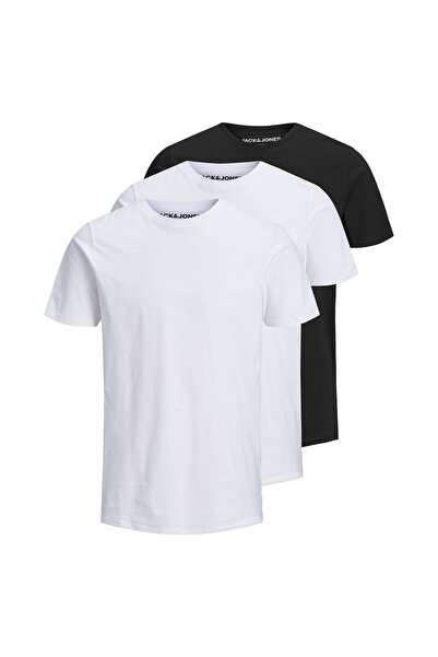 Jack & Jones JACK&JONES Herren T-Shirt, 3er Pack - JJEORGANIC BASIC TEE O-NEC...