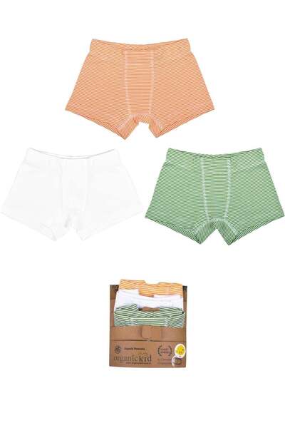 OrganicKid Jungle Cotton Erkek Çocuk İç Çamaşır Set 3'lü