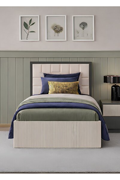 Noiss MİLASS KARYOLA VE BAŞLIK, 90X90 CM