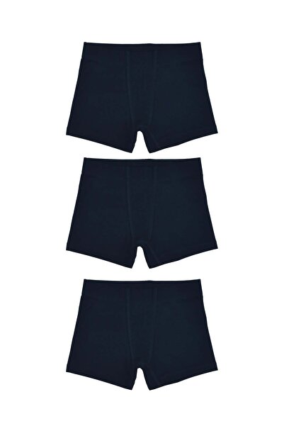 OrganicKid Basic Erkek Çocuk Siyah İç Çamaşır Set 3'lü