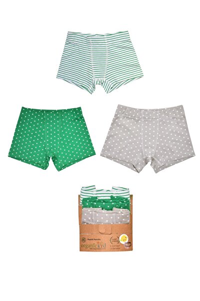 OrganicKid Star Cotton Erkek Çocuk İç Çamaşır Set 3'lü