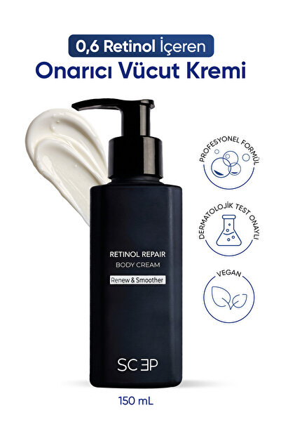 SCEP Retinol Repair Body Cream | %0.6 Onarıcı Retinol Vücut Kremi 150 ml
