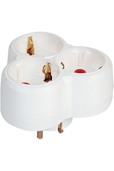 Mutlusan TOPRAKLI ÜÇLÜ FİŞ PRİZ(YONCA)(S/Ü) -001 170 033002 00 00