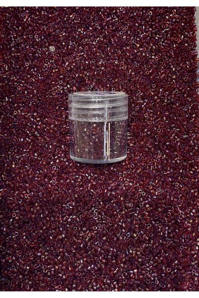 Hedef Bijuteri Orjinal Bordo Miyuki Delica DB-296 Boncuk - Kutu No:142- 11/0 ...