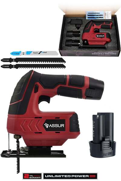 ASSUR Plus 12 V Çift Akülü Şarjlı Dekupaj Testere Makinesi