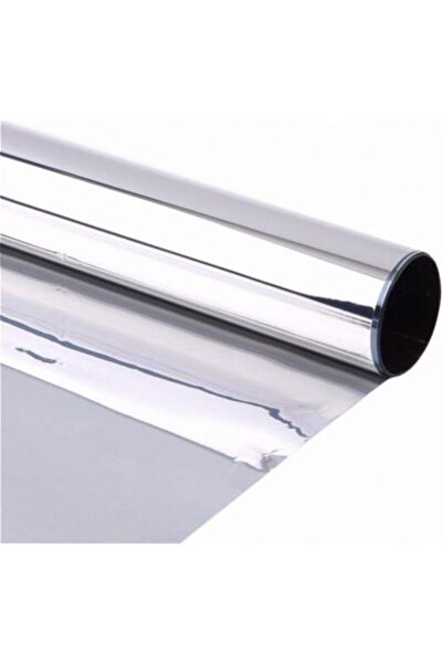 BLACK MASTER Aynalı Cam Filmi (60 CM X 7M) Isı Yalıtımlı, Ev, Balkon, Ofis Iç...