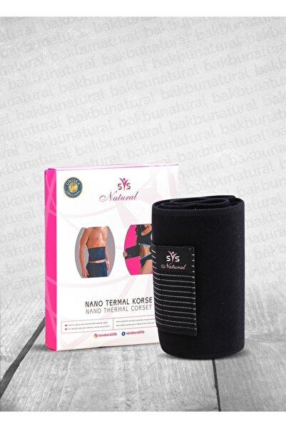 SSNATURAL Nano Termal Termal Korse Bel Göbek Karın Korsesi