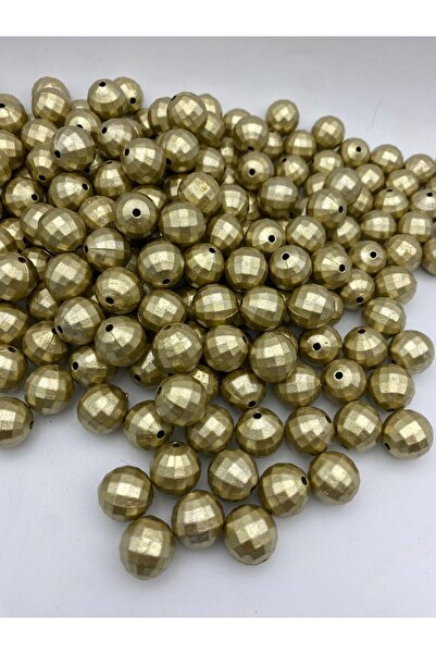 Hedef Bijuteri Mărgele model World de 16 mm, aur mat / culoare galben-auriu, ...