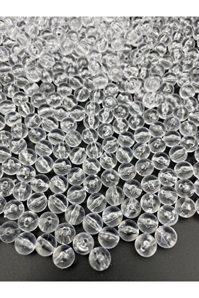 Hedef Bijuteri 100gr 10mm Transparent Acrylic Ball Round Model Acrylic Beads,...