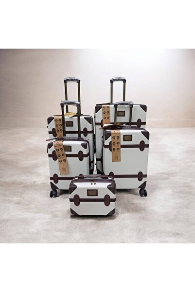 Generic حقيبة سفر بعجلات - طقم من 4 قطع - مزودة بعجلات دوارة