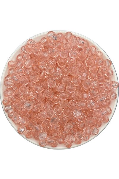 Hedef Bijuteri 8mm Salmon / Coral Color Acrylic World Model Beads, Jewelry an...