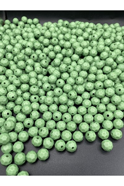 Hedef Bijuteri 100gr Model Fagure Opac, Verde Mentă, Verde Apă, Mărgele Acril...
