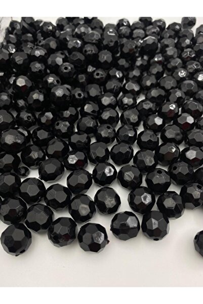 Hedef Bijuteri 100gr 16mm Mărgele acrilice model fagure de culoare neagră, bi...