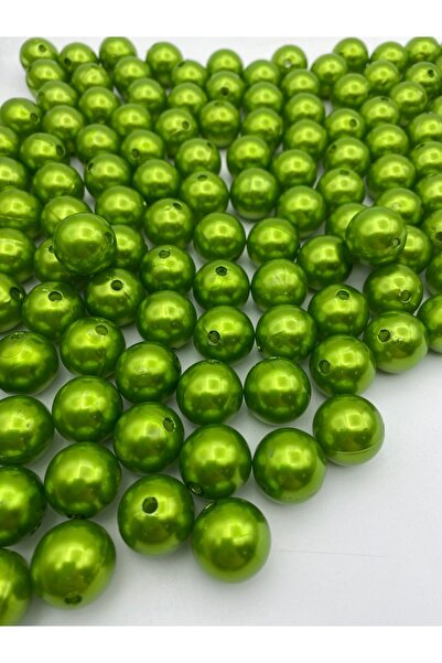Hedef Bijuteri Mărgele de perle din plastic de culoare verde de 18 mm, mărgel...