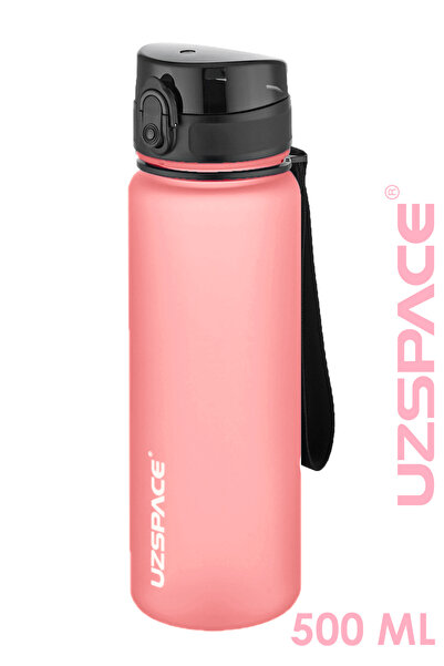 Uzspace Pink Softtouch Tritan Water Bottle - 500 Ml, 13 Different Colors