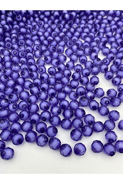 Hedef Bijuteri Mărgele acrilice model fagure, culoare violet/liliac închis, c...
