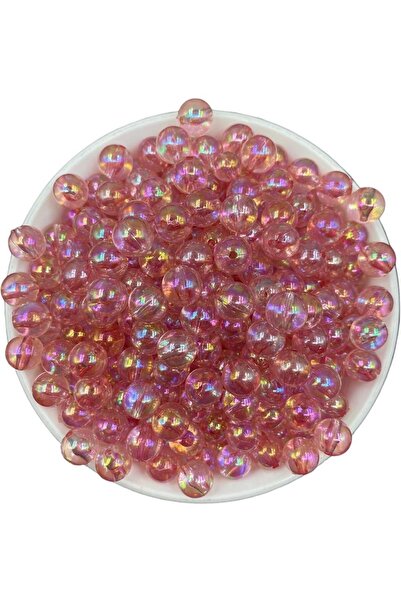 Hedef Bijuteri Mărgele acrilice plate de 10 mm de culoare roz Janjan, bijuter...