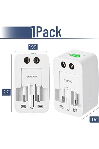 Arabest Universal Travel Power Adapter,All in One,Compact,for International O...