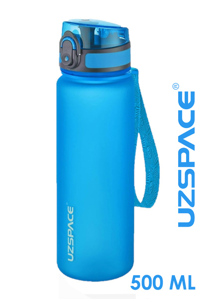 Uzspace قارورة ماء تريتان سعة 500 مل، 13 لونًا مختلفًا، سوفت تاتش 3026، قارور...