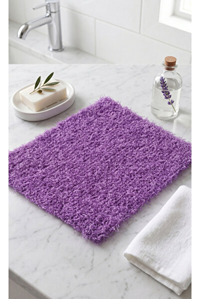 dogohandmade El örgüsü Ultra Bol Köpüren Premium Lila Banyo Kesesi-Peeling Et...